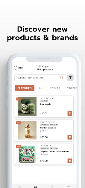Releaf Club app — discover new products and brands